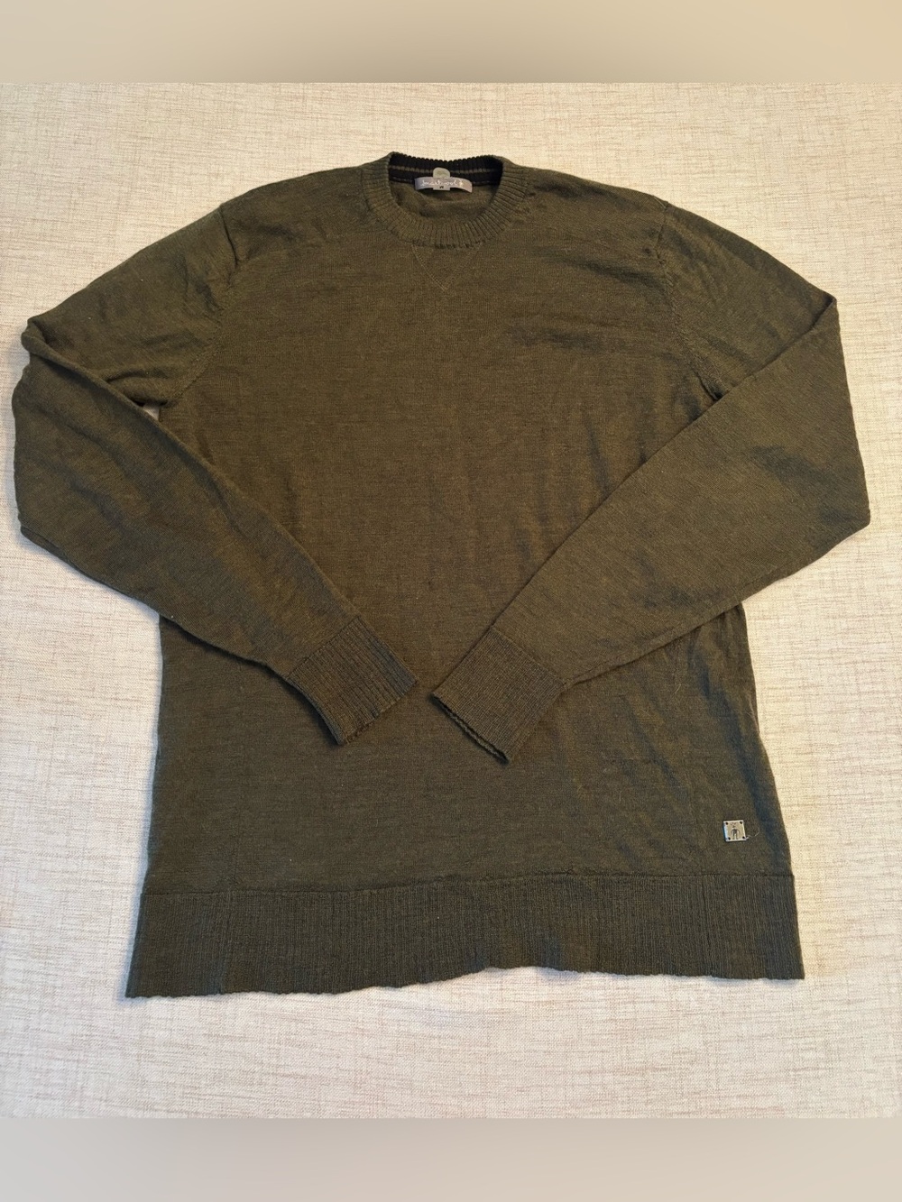 Smartwool Men’s Olive Green Crewneck Sweater Size Medium